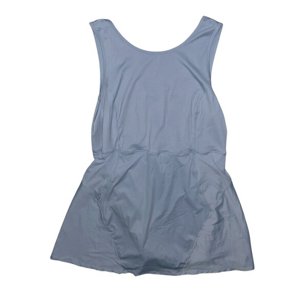 Halara Backless 2-in-1 Pocket Mini Flare Golf Active Dress Sz 2XL Womens Blue Mi - Picture 4 of 11